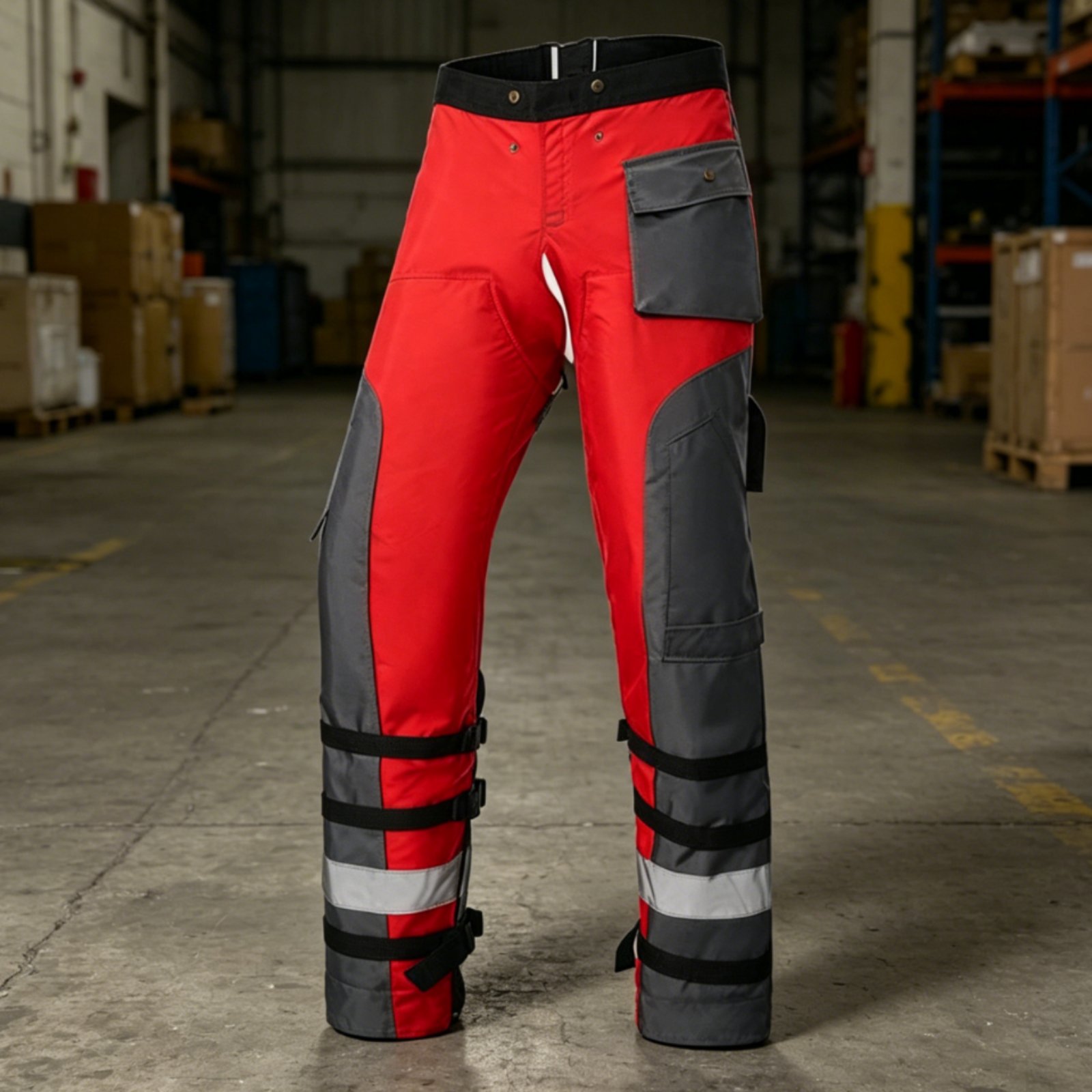 Chainsaw Safety Chaps - Apron Design Chainsaw Chaps Reflective Strips