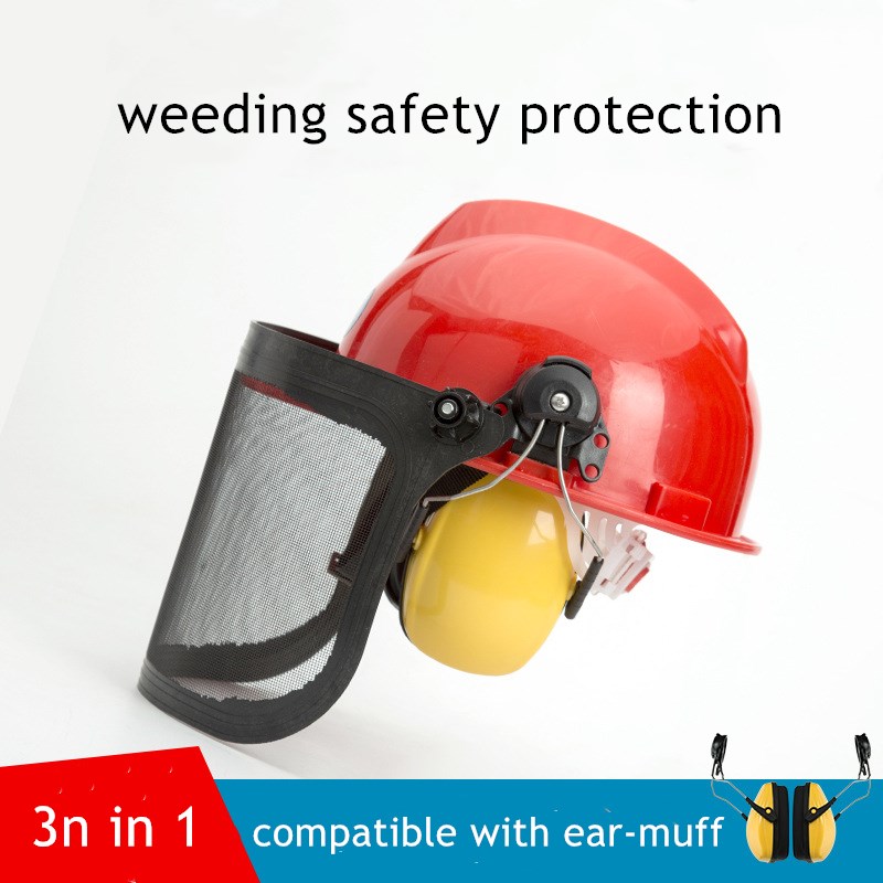 Chainsaw Safety Chaps - Safety Helmet and Hearing Protection System