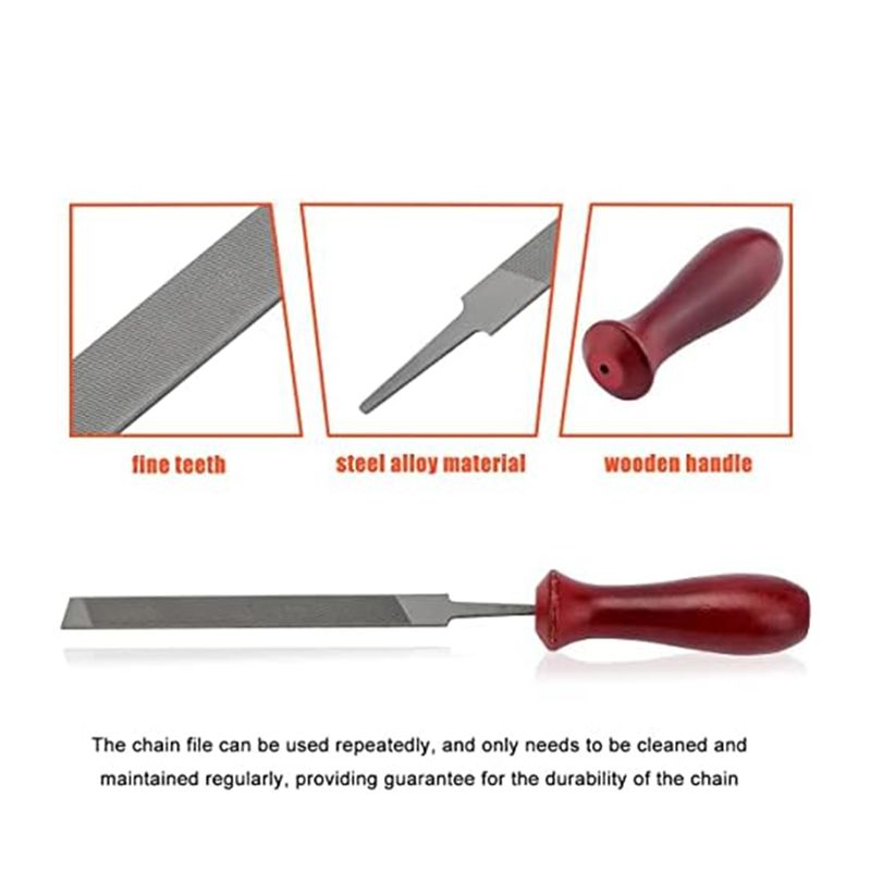 Chainsaw File Kit Round - A23PBG 12 Pack Chainsaw File, Chainsaw