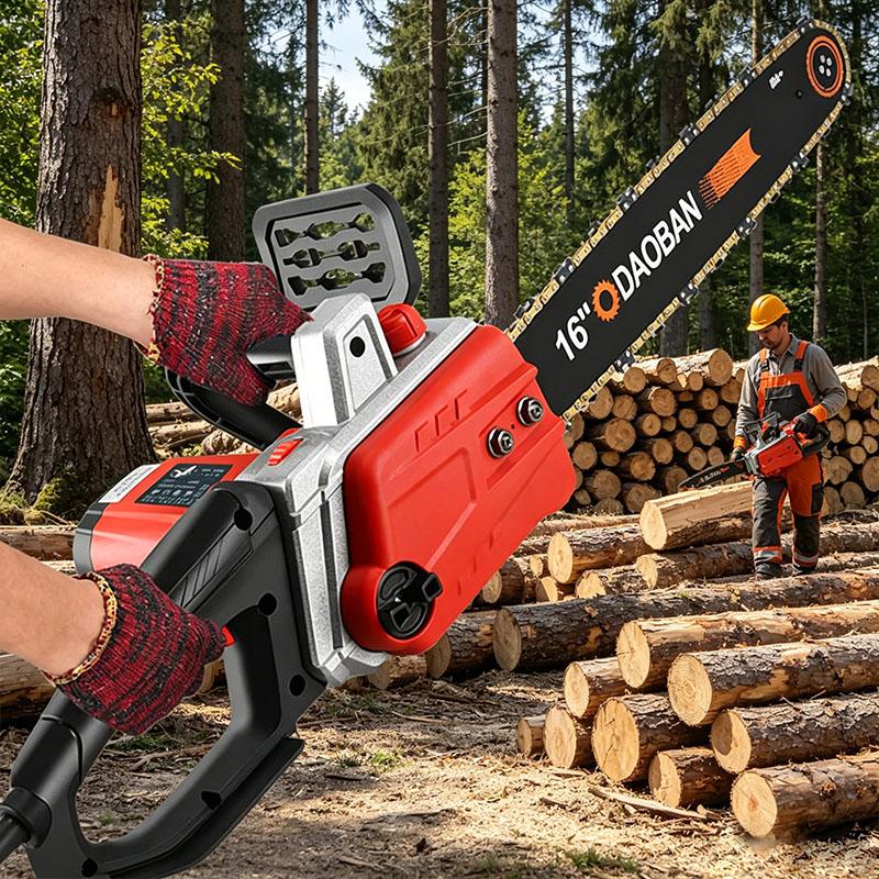 Electric Chainsaw 16 Inch Corded - 220V High Power Corded Electric Chainsaw