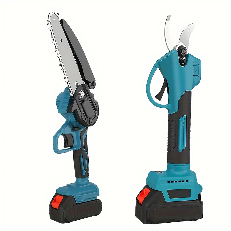 Battery Chainsaw 2 Battery Kit - 2-Meter High-Altitude Telescopic Pruning Shear and