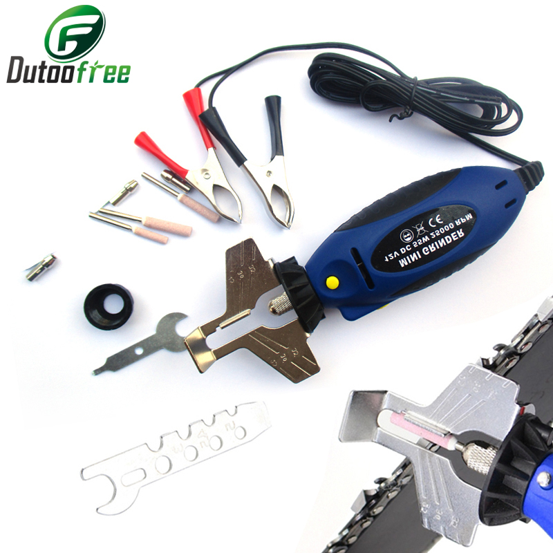 Chainsaw Sharpener Electric - 1 Set 12V Electric Hand Saw
