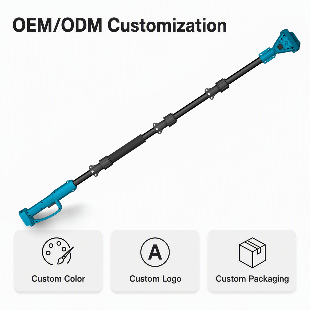 Custom A11-0011 Cordless Pole  - Pole Saw Cordless Telescopic ulasan dan harga