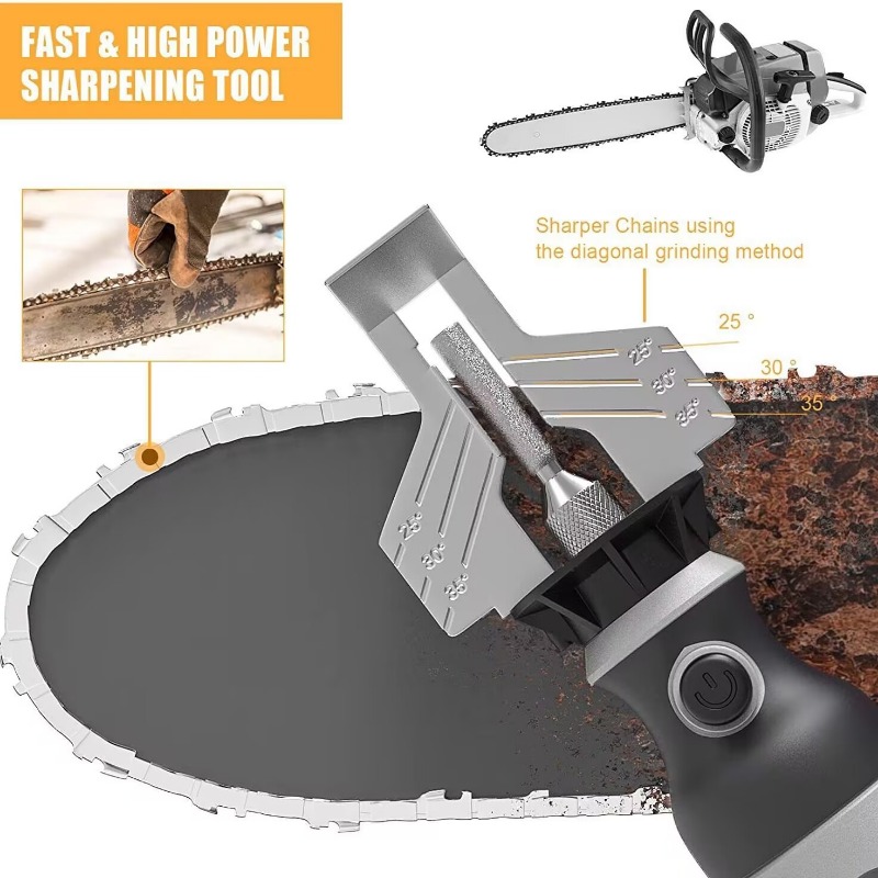 Rechargeable Chain Sharpening  - Chainsaw Sharpener Electric ulasan dan harga