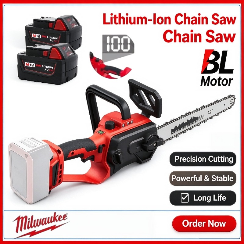 Milwaukee Cordless 12Inch  Cha - Cordless Chainsaw 12 Inch Battery ulasan dan harga