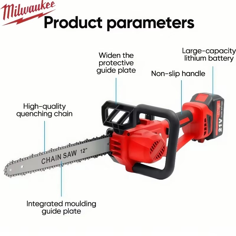 Milwaukee Cordless 12Inch  Cha - Cordless Chainsaw 12 Inch Battery ulasan dan harga