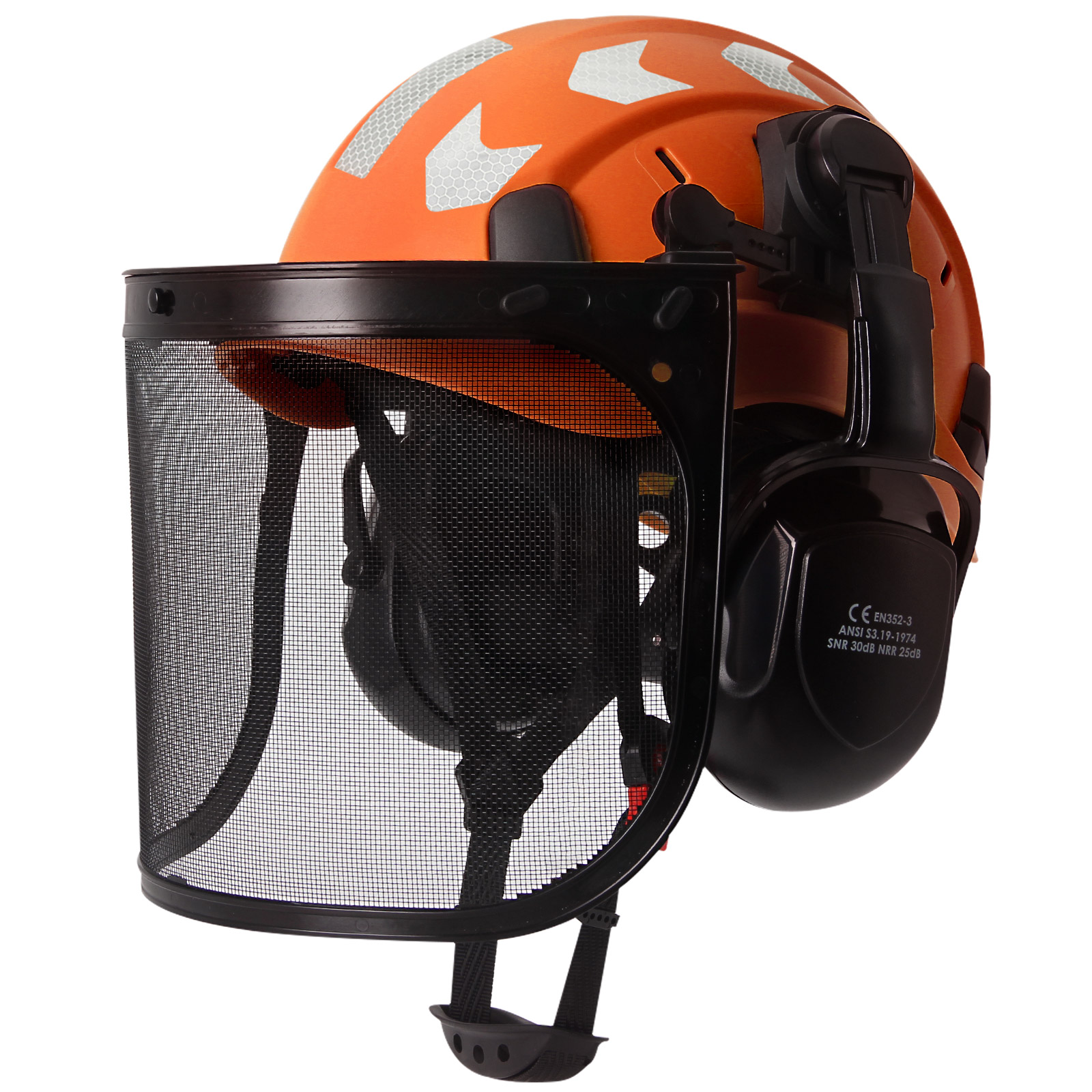 ABS Forestry Safety Helmet Wit - Chainsaw Safety Chaps ulasan dan harga