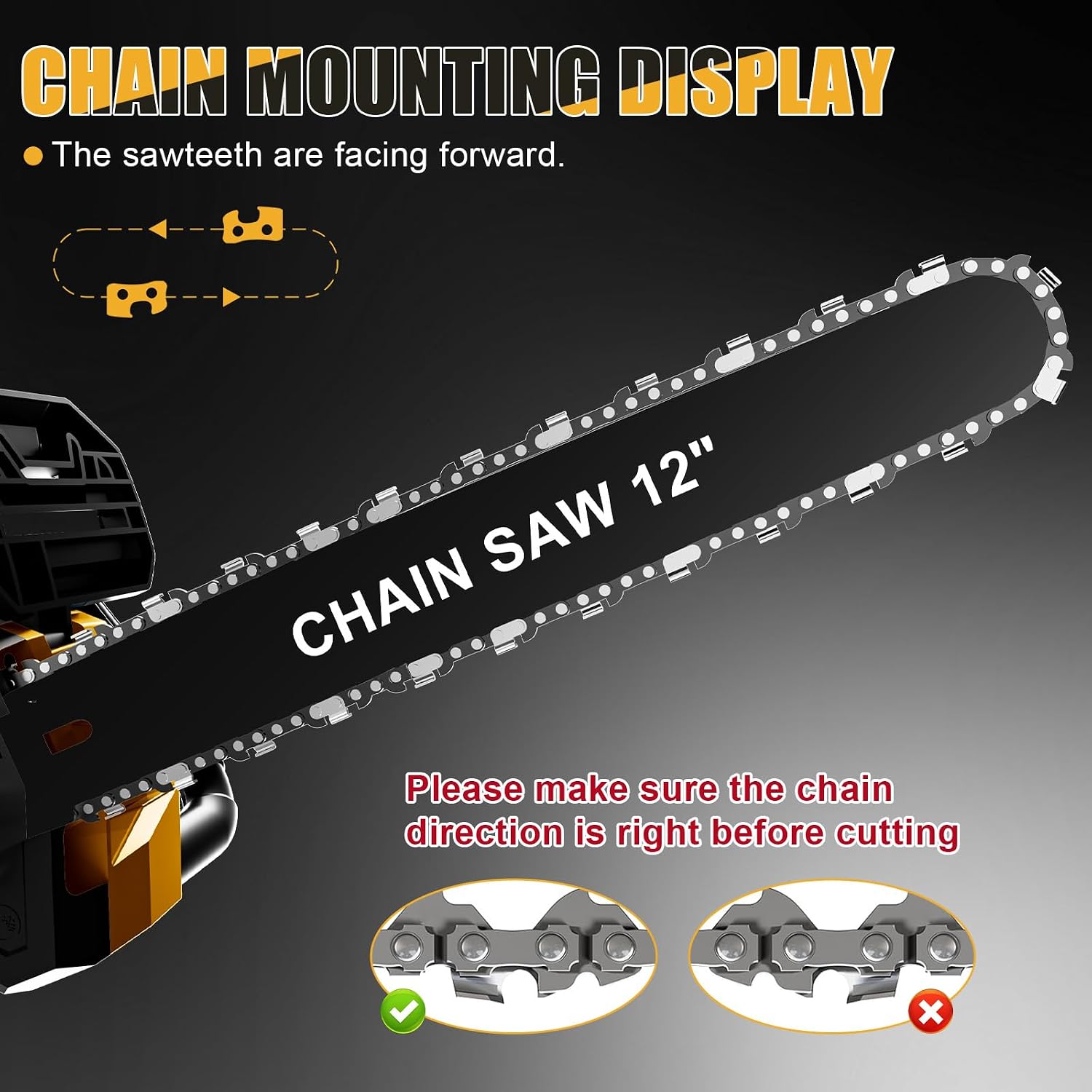 ^For 3-IN-1 Cordless Chainsaw  - Brushless Chainsaw 8 Inch 20V ulasan dan harga
