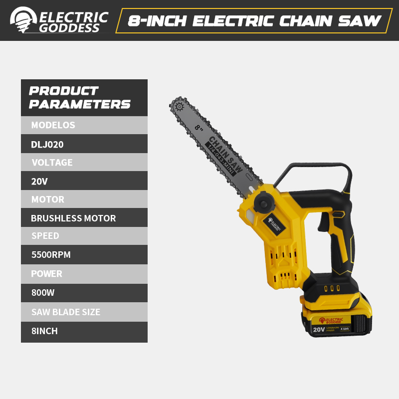 8 Inch Brushless Electric Chai - Brushless Chainsaw 8 Inch 20V ulasan dan harga