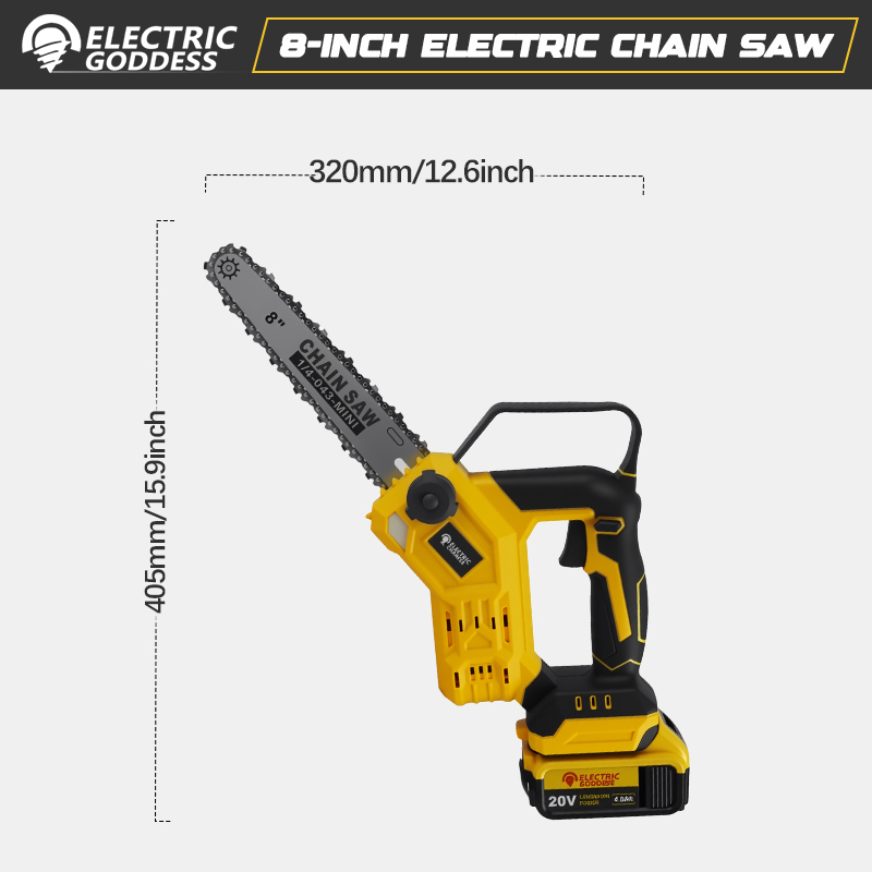 8 Inch Brushless Electric Chai - Brushless Chainsaw 8 Inch 20V ulasan dan harga