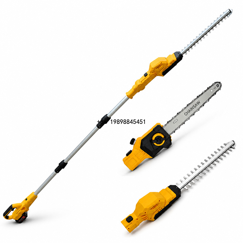 2 in 1 with Pole Saw 21V Brush - Pole Saw Cordless Telescopic ulasan dan harga