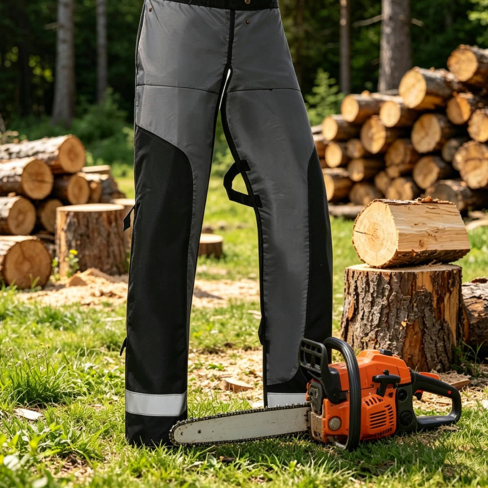 Chainsaw Apron Chaps Adjustabl - Chainsaw Safety Chaps ulasan dan harga