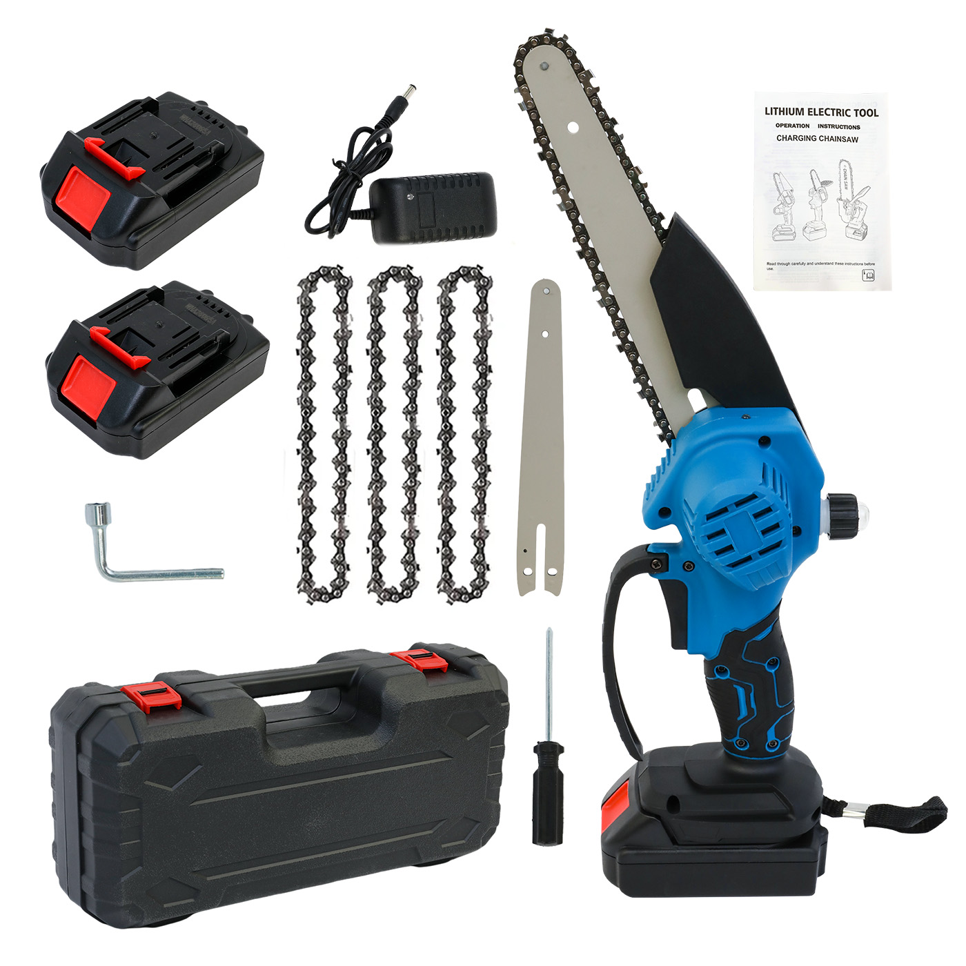 Chainsaw Handheld 8-inch Cordl - Brushless Chainsaw 8 Inch 20V ulasan dan harga