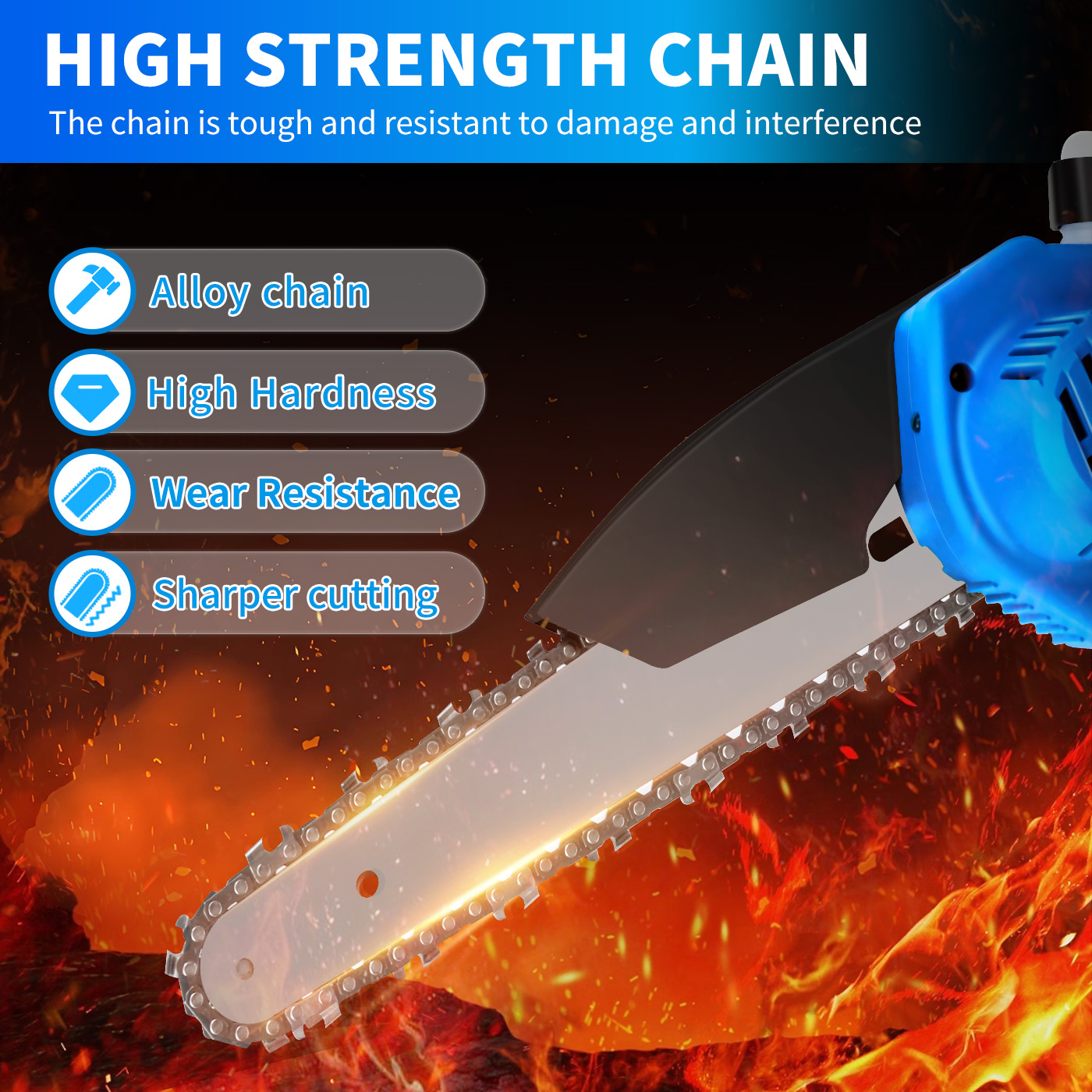 Chainsaw Handheld 8-inch Cordl - Brushless Chainsaw 8 Inch 20V ulasan dan harga