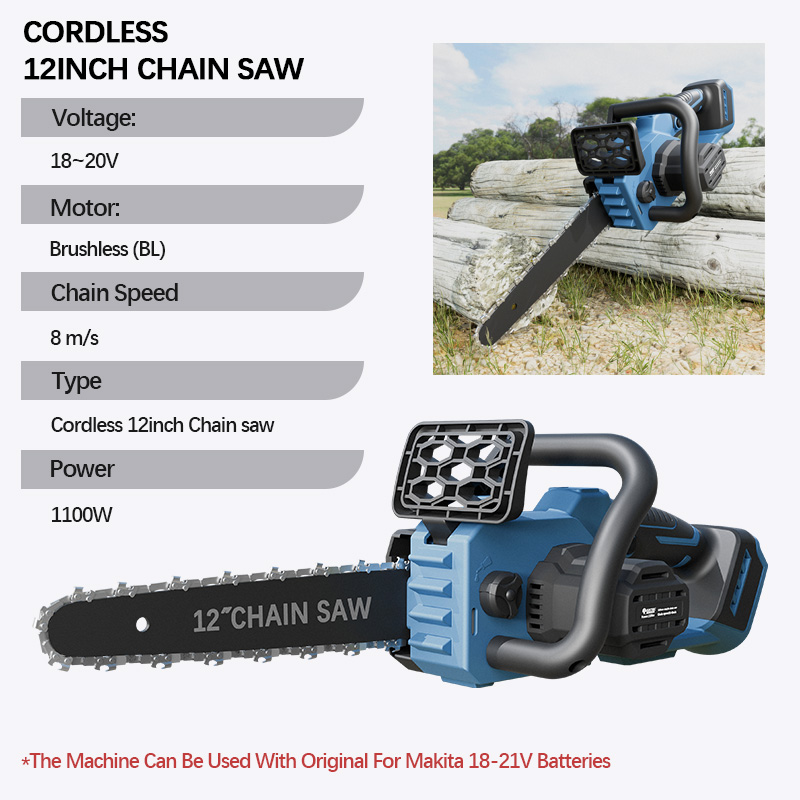 Electric Goddess 12inch Brushl - Cordless Chainsaw 12 Inch Battery ulasan dan harga