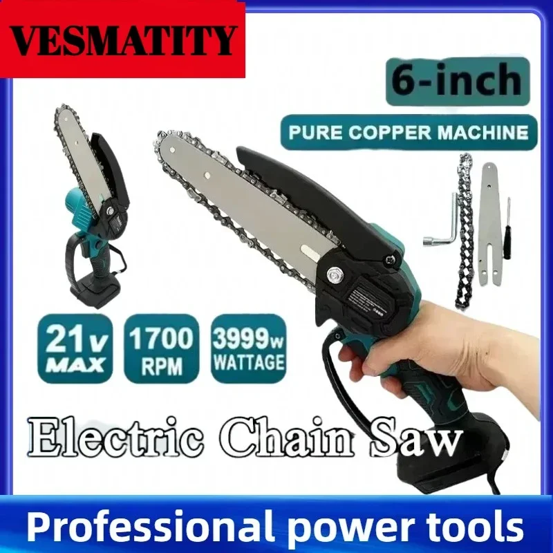 Electric 6-inch Logging Sawzal - Mini Chainsaw 6 Inch Cordless ulasan dan harga