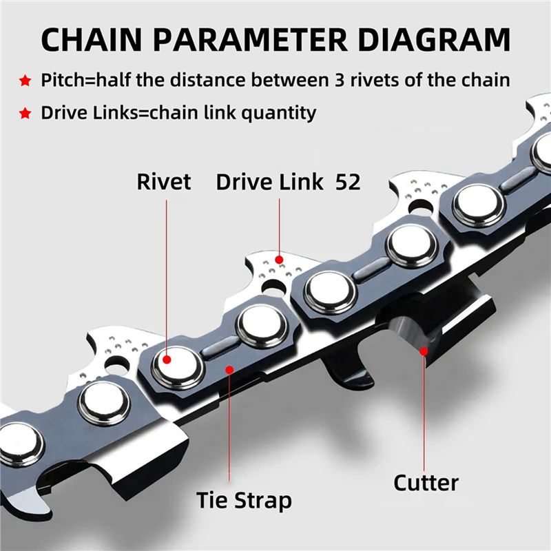 AT29-8 Pack 14 Inch Chainsaw C - Chainsaw Chain 3/8 Pitch ulasan dan harga