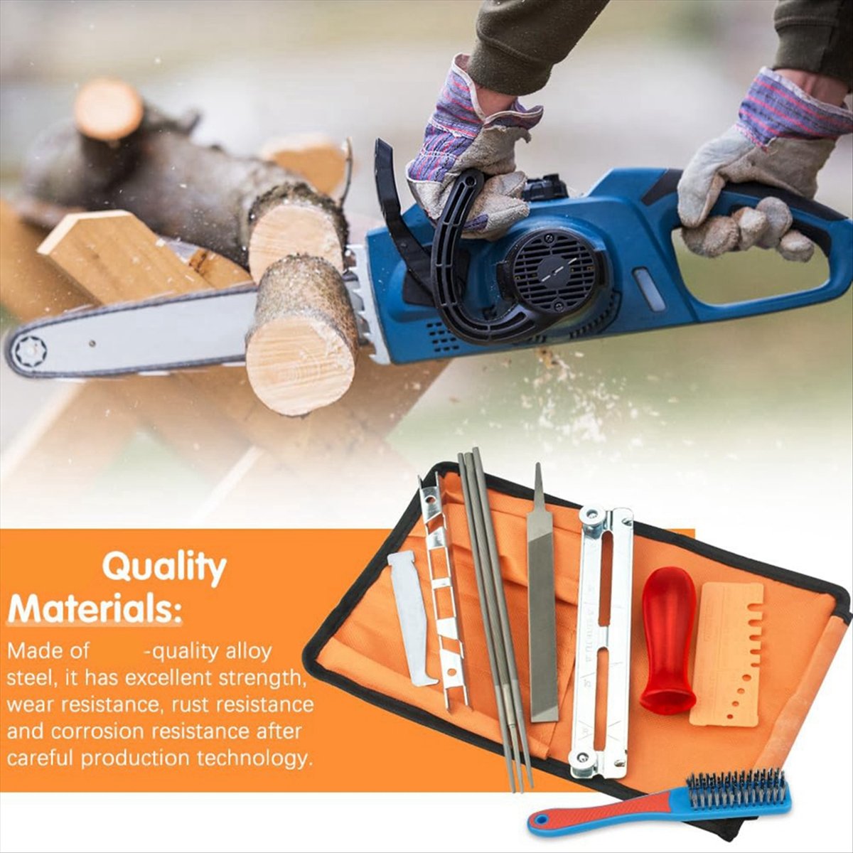 A013 Saw Chain File Set 4.0/4. - Chainsaw File Kit Round ulasan dan harga