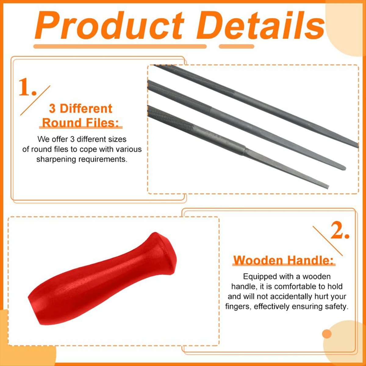 A013 Saw Chain File Set 4.0/4. - Chainsaw File Kit Round ulasan dan harga