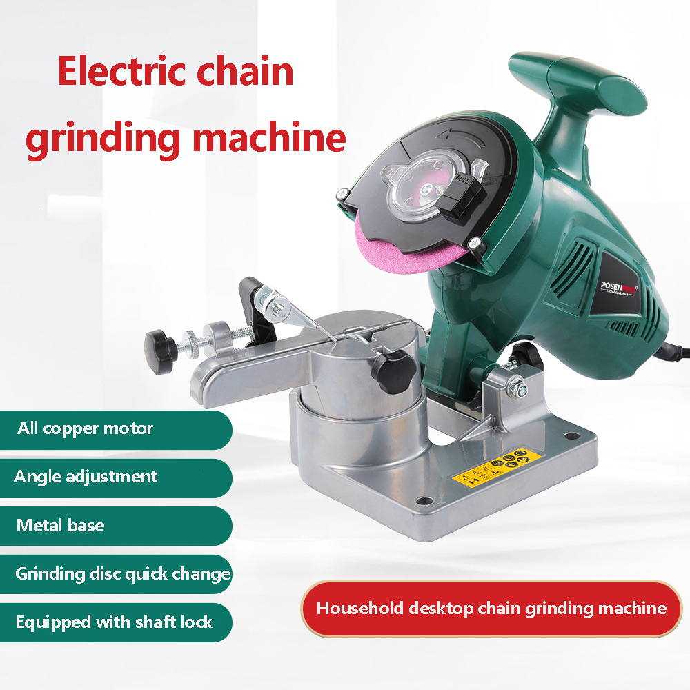 Desktop Chain Grinding Machine - Chainsaw Sharpener Electric ulasan dan harga