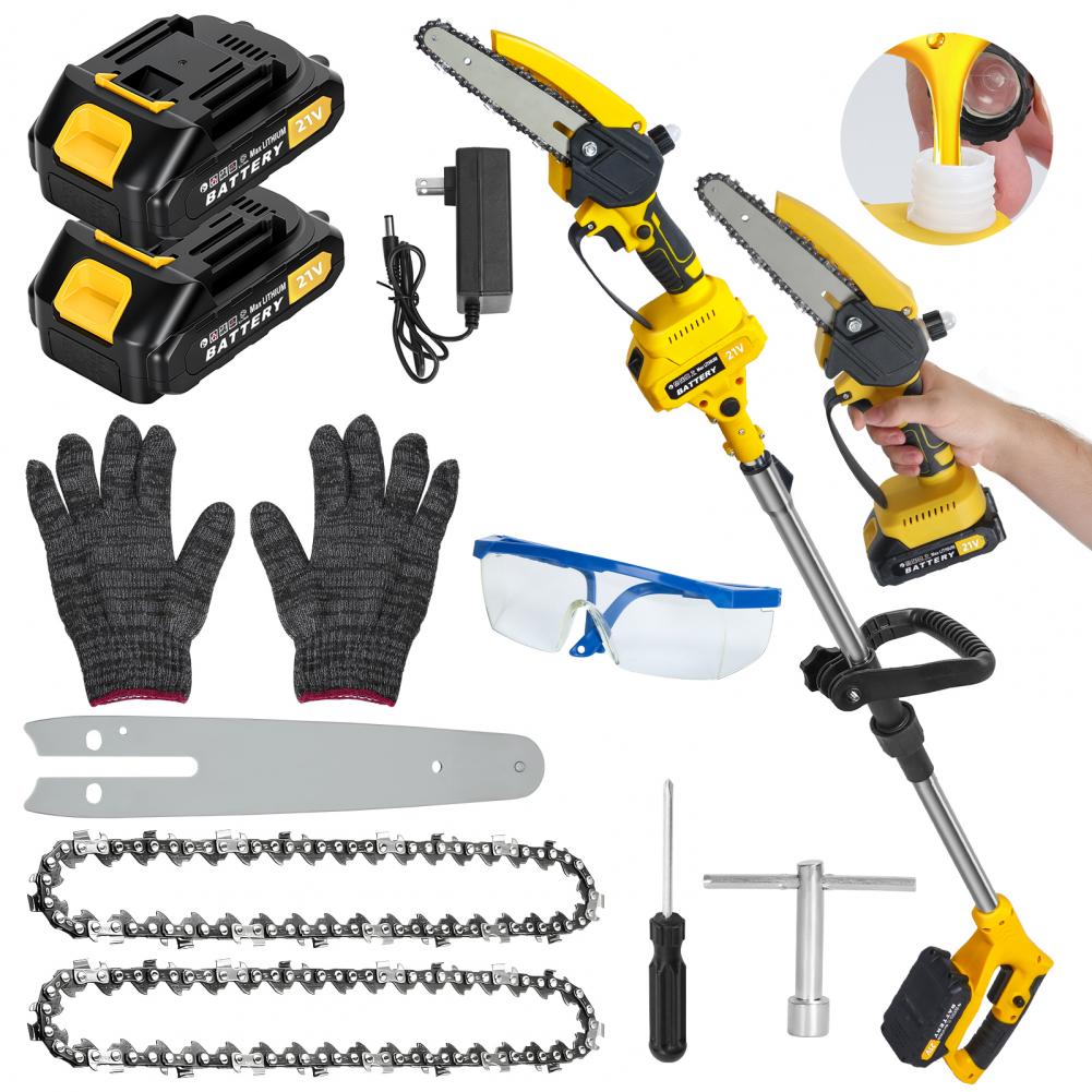 2in1 Garden Cordless Pole Saw  - Mini Chainsaw 6 Inch Cordless ulasan dan harga