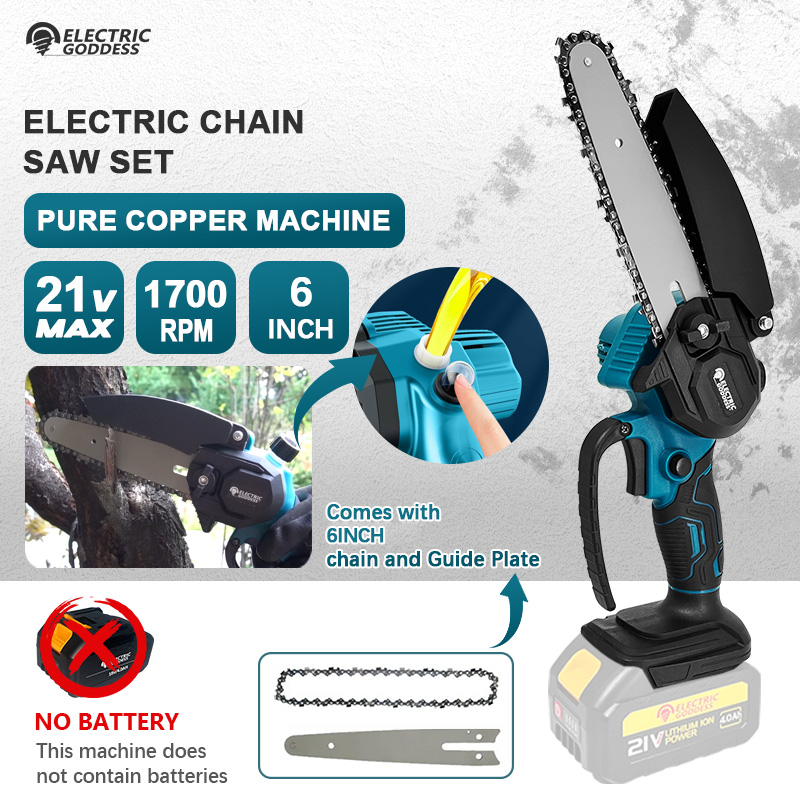1700RPM 6 Inch Mini Cordless E - Mini Chainsaw 6 Inch Cordless ulasan dan harga