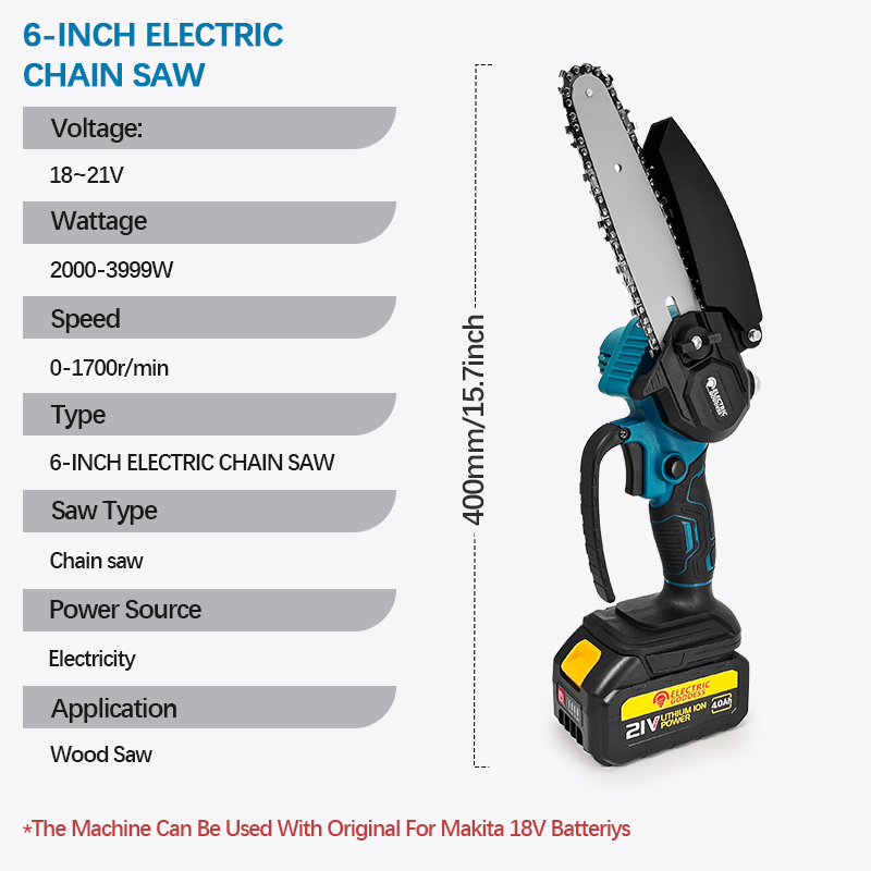 1700RPM 6 Inch Mini Cordless E - Mini Chainsaw 6 Inch Cordless ulasan dan harga