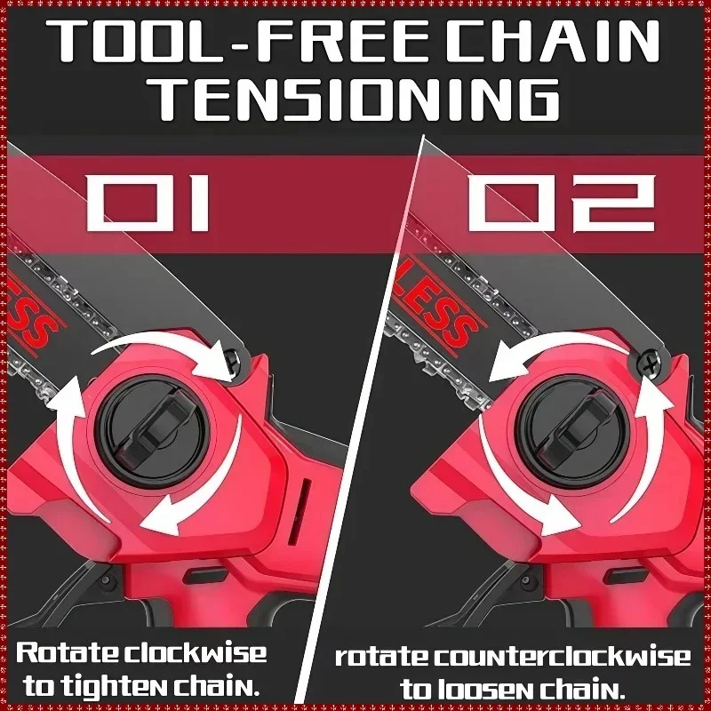 For Milwaukee 18V 20V Battery  - Brushless Chainsaw 8 Inch 20V ulasan dan harga