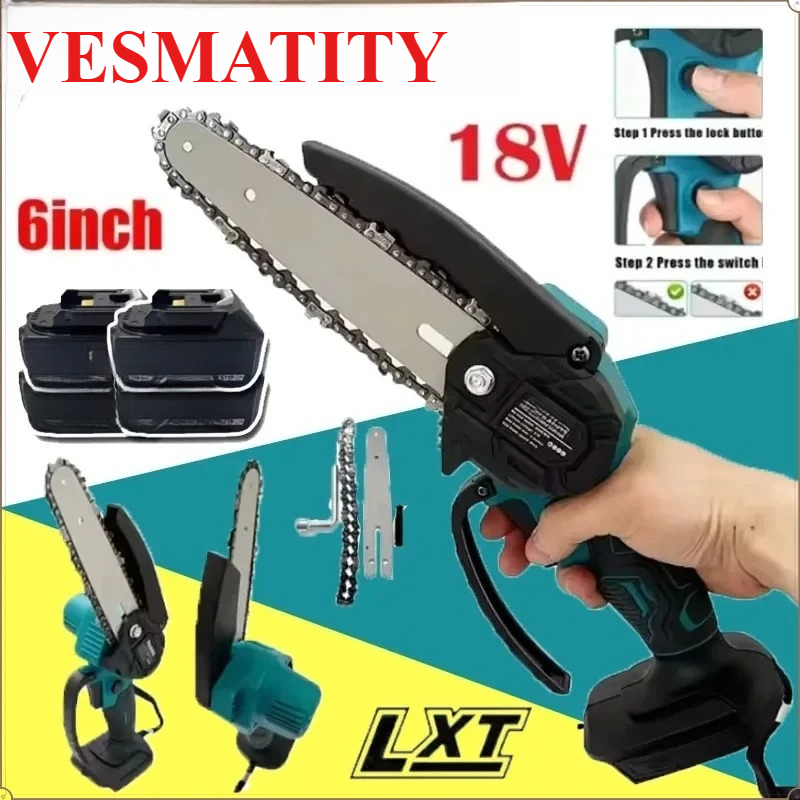 Electric 6-inch Logging Sawzal - Mini Chainsaw 6 Inch Cordless ulasan dan harga
