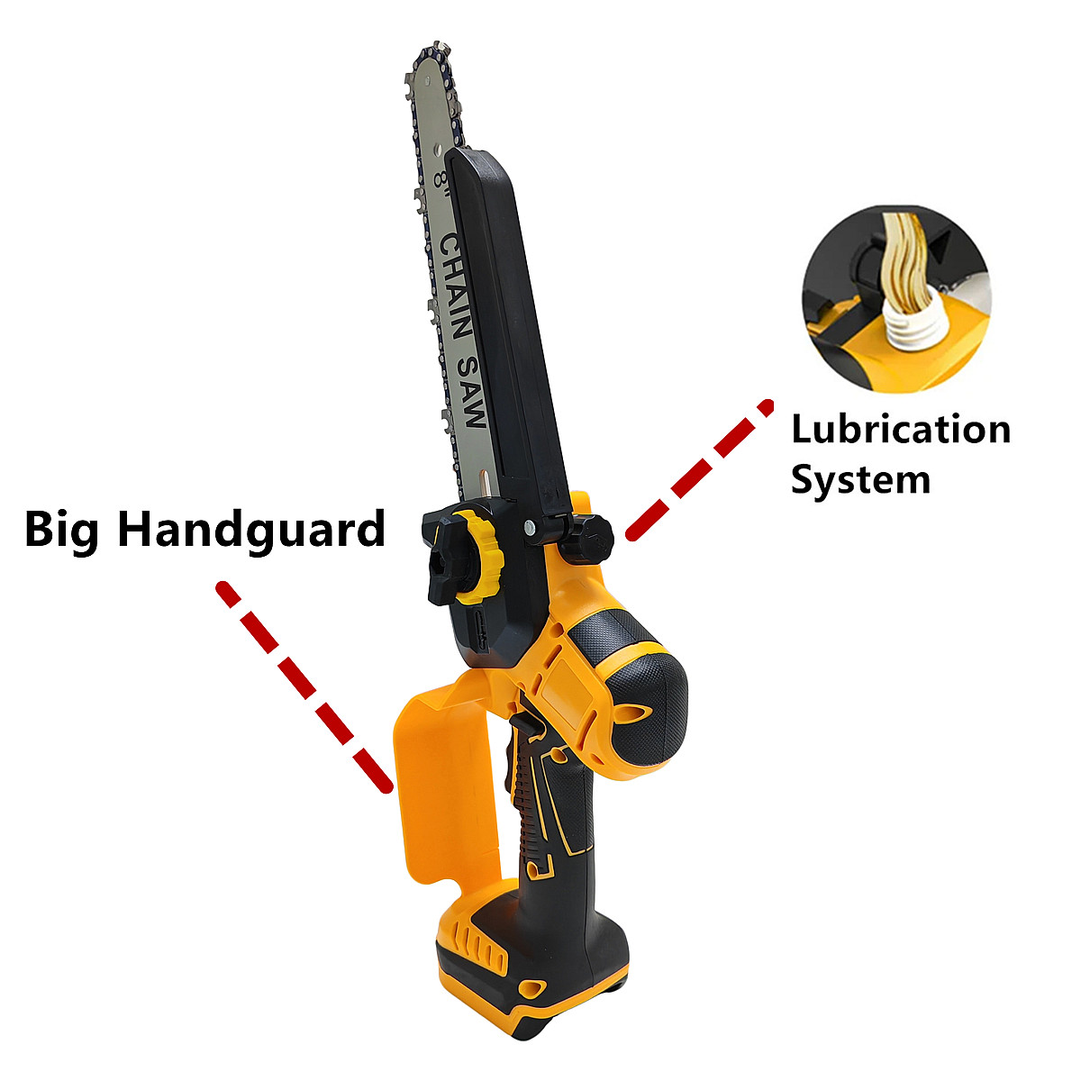 For DeWALT 20V Battery Brushle - Brushless Chainsaw 8 Inch 20V ulasan dan harga