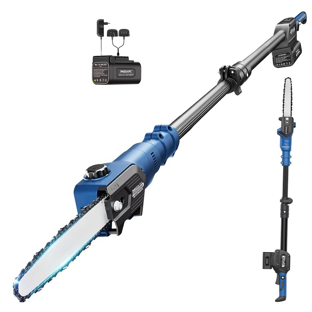21V Industrial Grade Cordless  - Pole Saw Cordless Telescopic ulasan dan harga