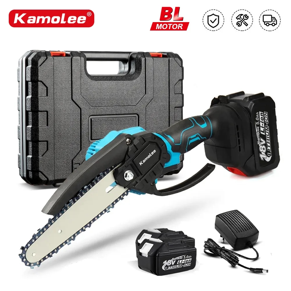 Kamolee Brushless Electric Cha - Brushless Chainsaw 8 Inch 20V ulasan dan harga