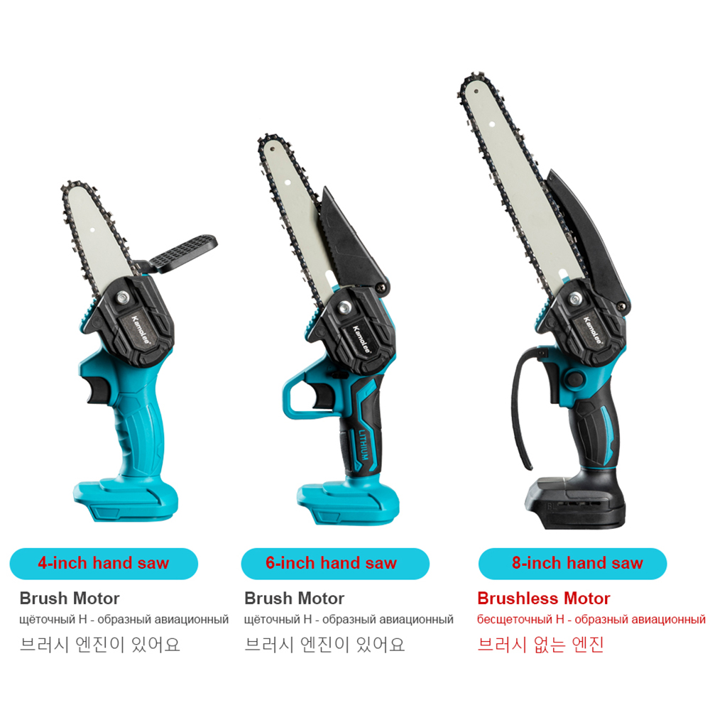 Kamolee Brushless Electric Cha - Brushless Chainsaw 8 Inch 20V ulasan dan harga