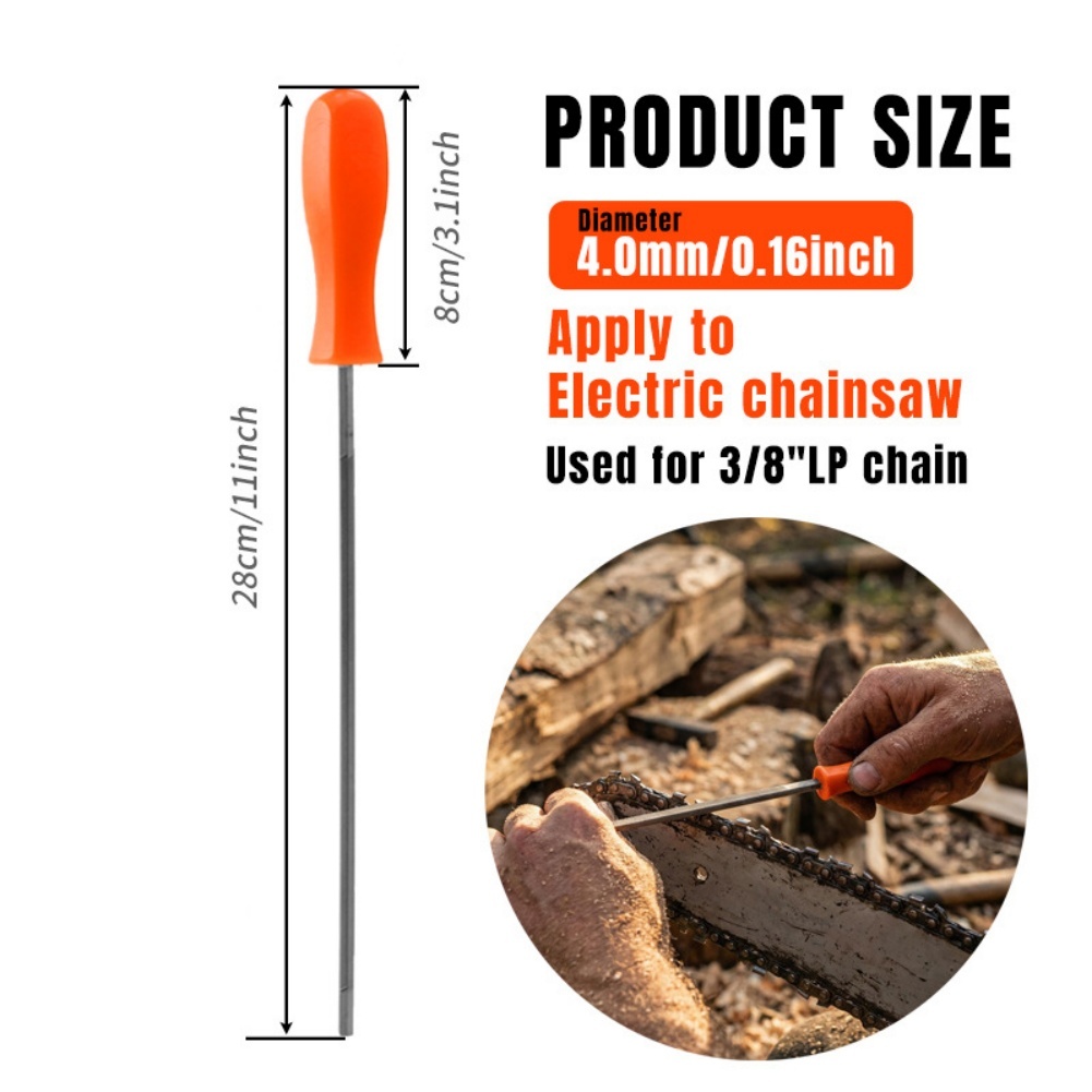 Hexagonal File for Chainsaw Ch - Chainsaw Chain 3/8 Pitch ulasan dan harga