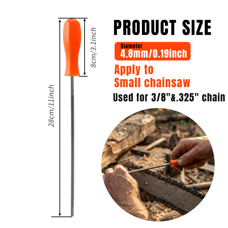 Hexagonal File for Chainsaw Ch - Chainsaw Chain 3/8 Pitch ulasan dan harga
