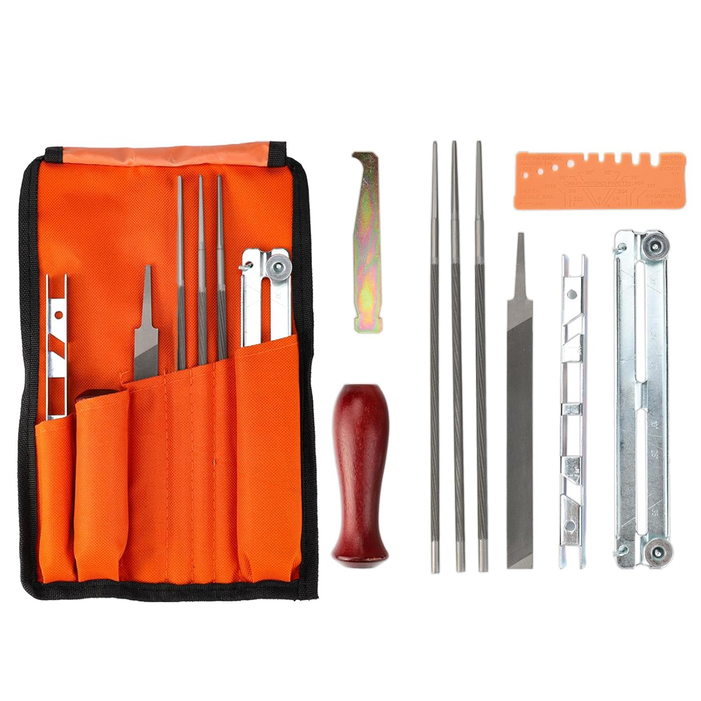 10Pcs Chainsaw Chain Sharpenin - Chainsaw File Kit Round ulasan dan harga