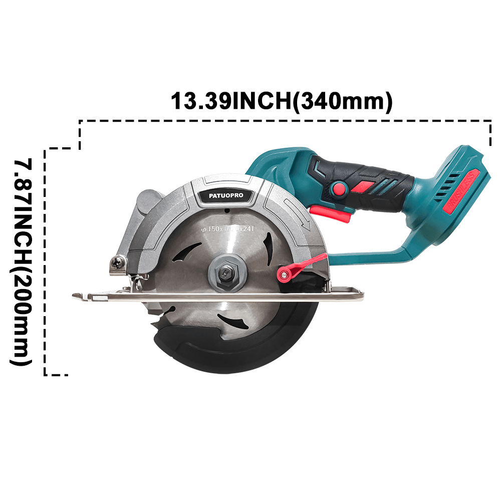 PATUOPRO 150mm Brushless Elect - Mini Chainsaw 6 Inch Cordless ulasan dan harga