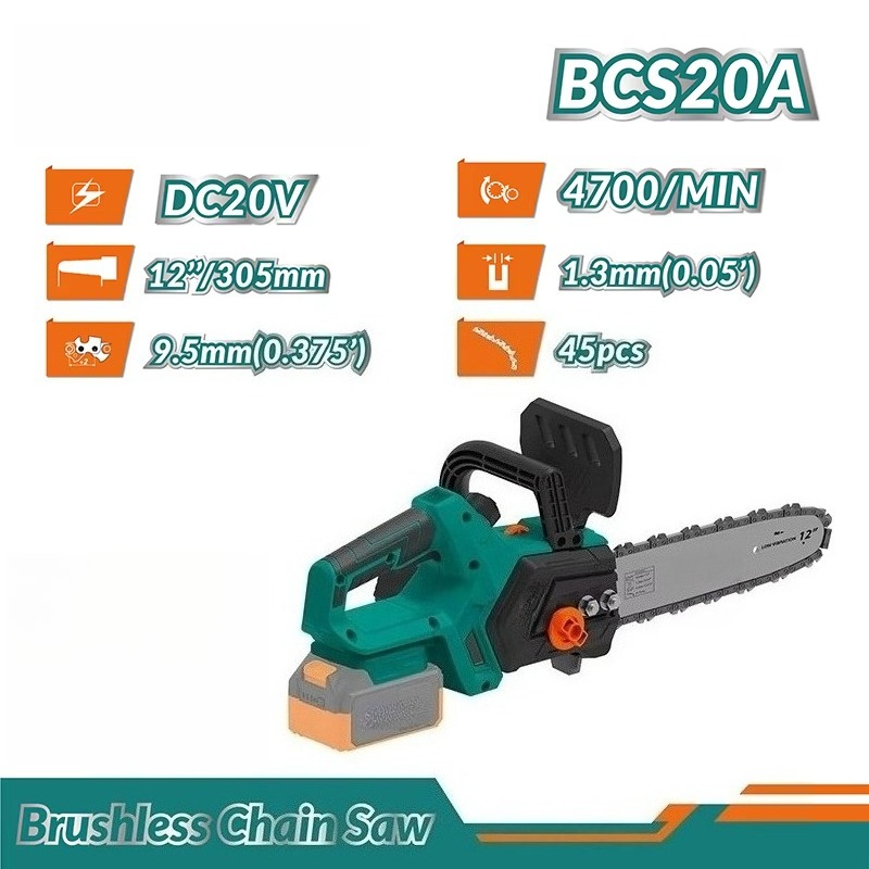 20V Cordless Brushless ChainSa - Brushless Chainsaw 8 Inch 20V ulasan dan harga
