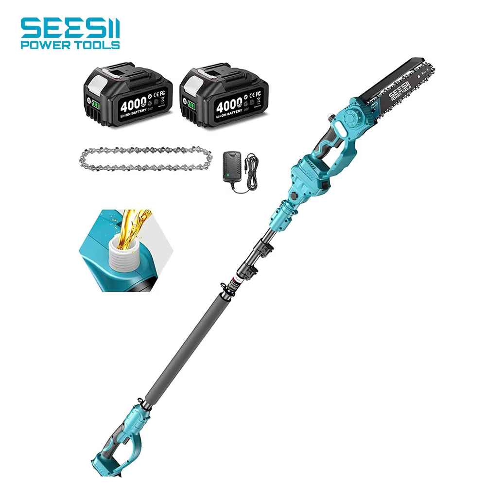 SEESII 8'' Polesaw Brushless E - Pole Saw Cordless Telescopic ulasan dan harga