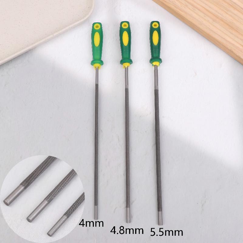 3pcs/set 4.0mm+4.8mm+5.5mm Rou - Chainsaw File Kit Round ulasan dan harga
