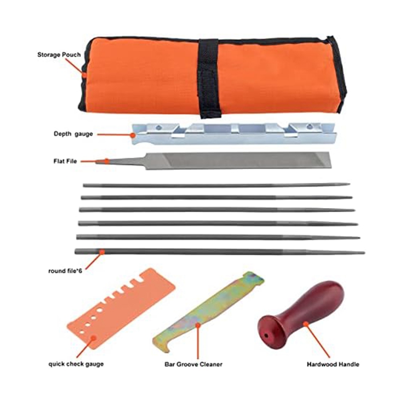 12 Pack Chainsaw File, Chainsa - Chainsaw File Kit Round ulasan dan harga