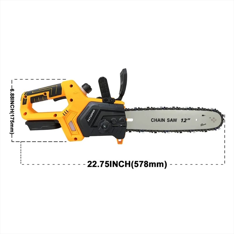 【Hot】12 Inch Brushless Electri - Cordless Chainsaw 12 Inch Battery ulasan dan harga