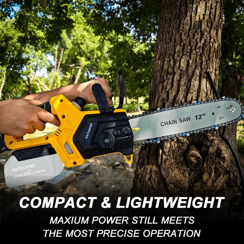 【Hot】12 Inch Brushless Electri - Cordless Chainsaw 12 Inch Battery ulasan dan harga