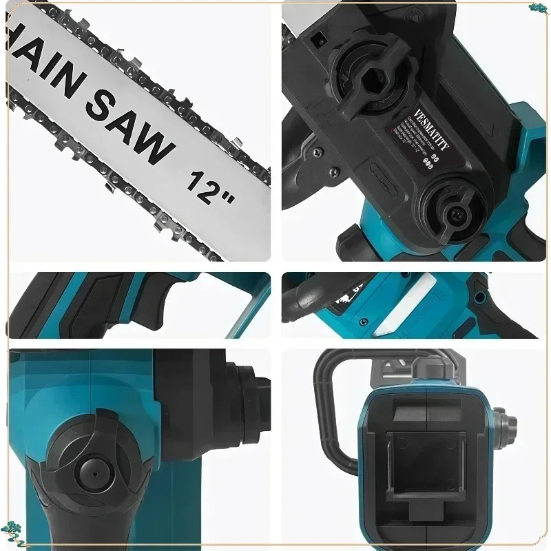 Woodworking 12 Inch Brushless  - Cordless Chainsaw 12 Inch Battery ulasan dan harga